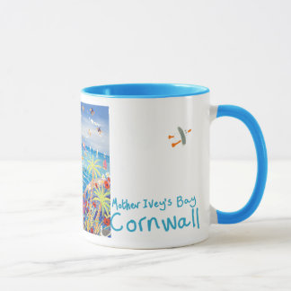 Caneca da arte: A baía Cornualha de Ivey da mãe