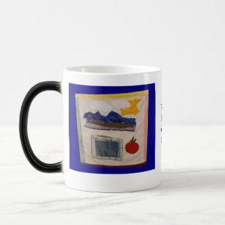 Caneca da arte da edredão