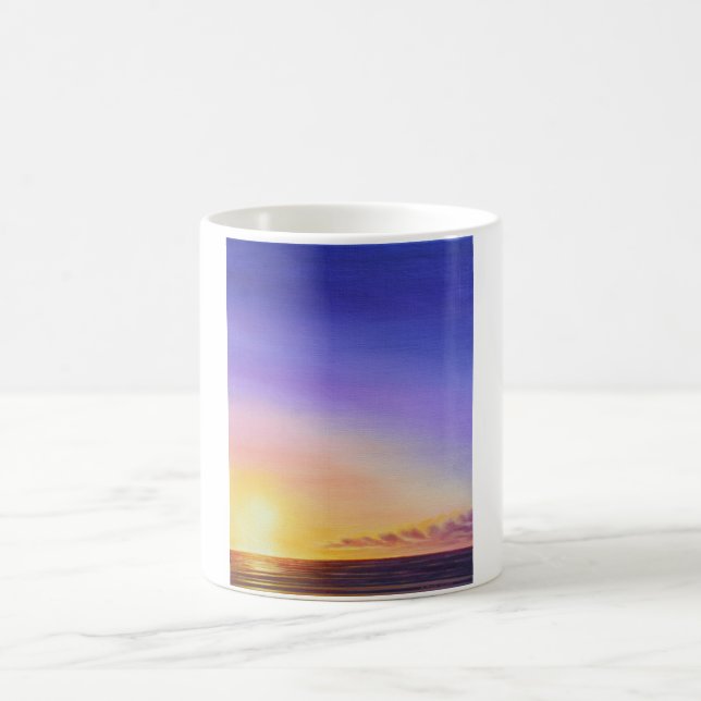Caneca da arte do por do sol (Centro)