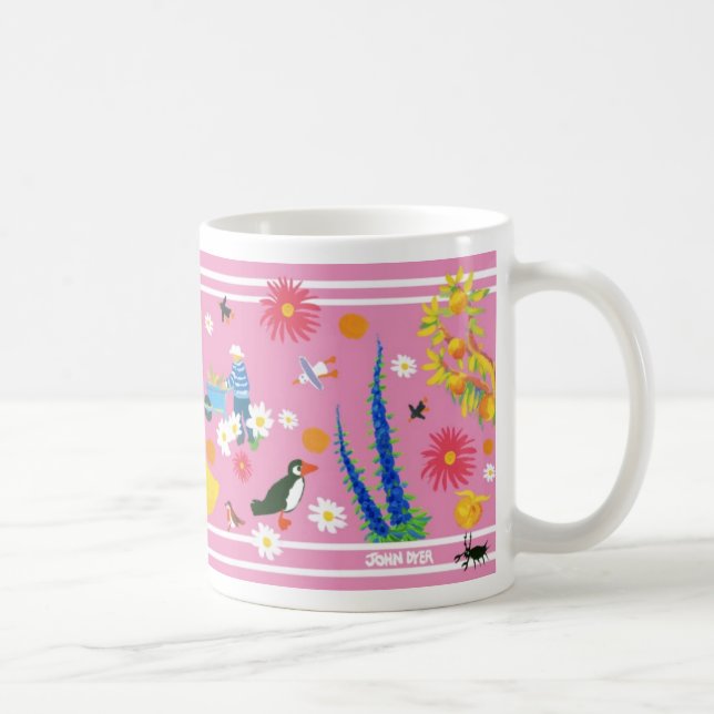Caneca da arte: Jardim II Cornualha do verão (Direita)