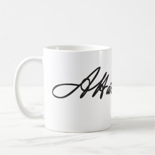 Caneca da assinatura de Alexander Hamilton