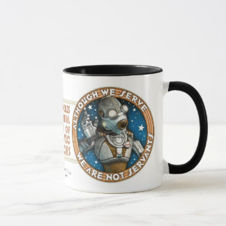 Caneca da associação de trabalhadores dos robôs