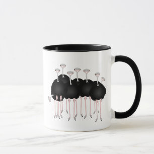 Caneca da avestruz
