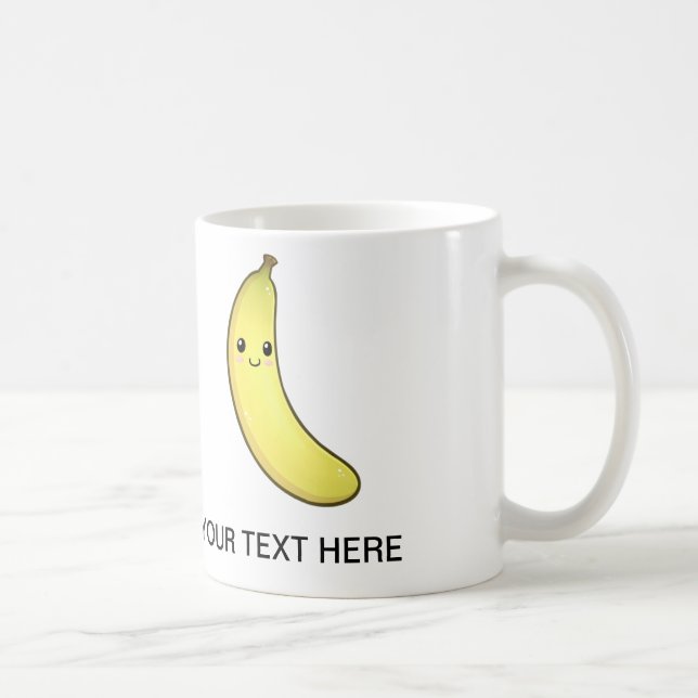 Caneca da banana da fruta de Kawaii (Direita)