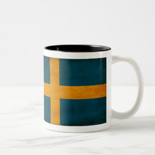 Caneca da bandeira da suecia
