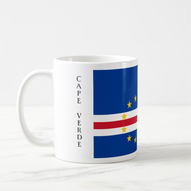 Caneca da bandeira de Cabo Verde (Esquerda)