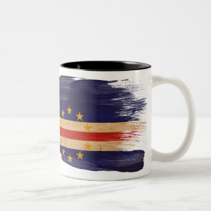 Caneca da bandeira de Cabo Verde