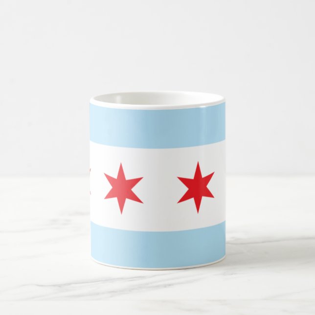 Caneca da bandeira de Chicago (Centro)
