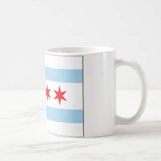 Caneca da bandeira de Chicago