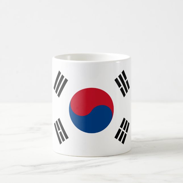 Caneca da bandeira de Coreia do Sul (Centro)