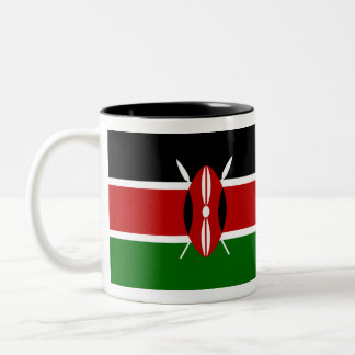Caneca da bandeira de Kenya
