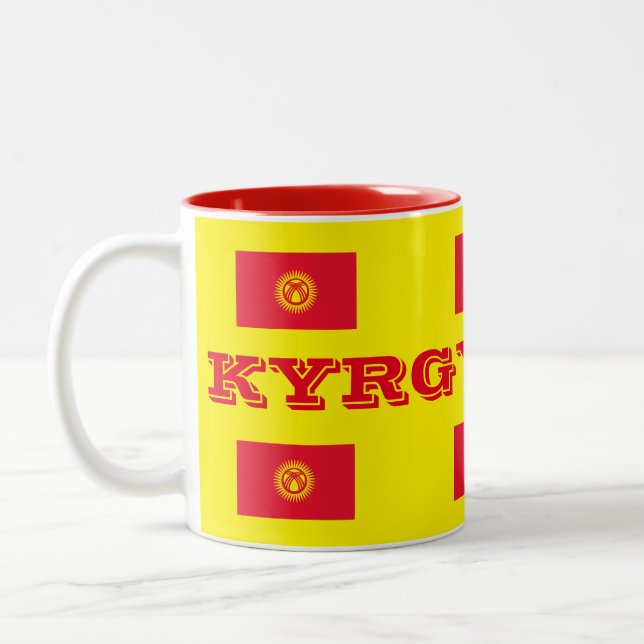 Caneca da bandeira de Kyrgyzstan* (Esquerda)