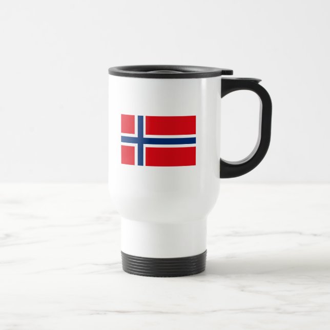 Caneca da bandeira de Noruega (Direita)