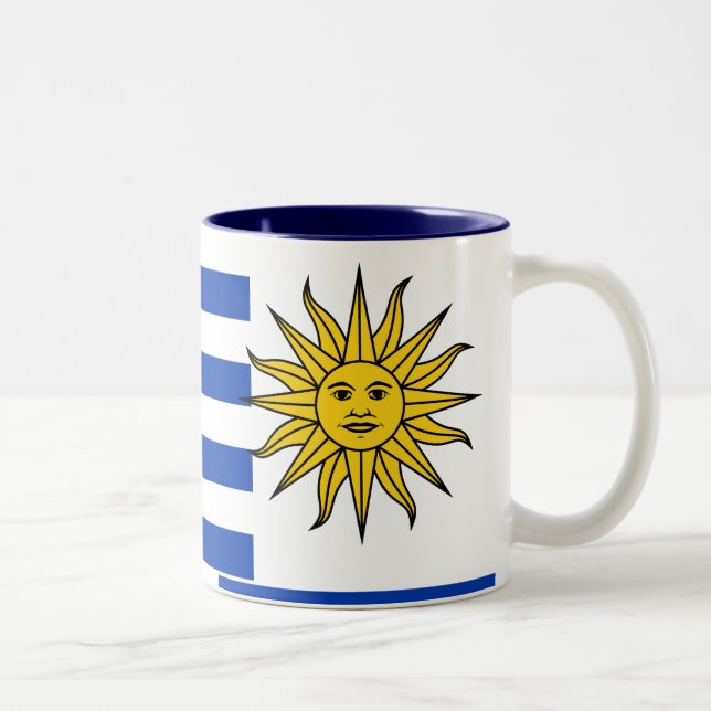 Caneca da bandeira de Uruguai (Direita)