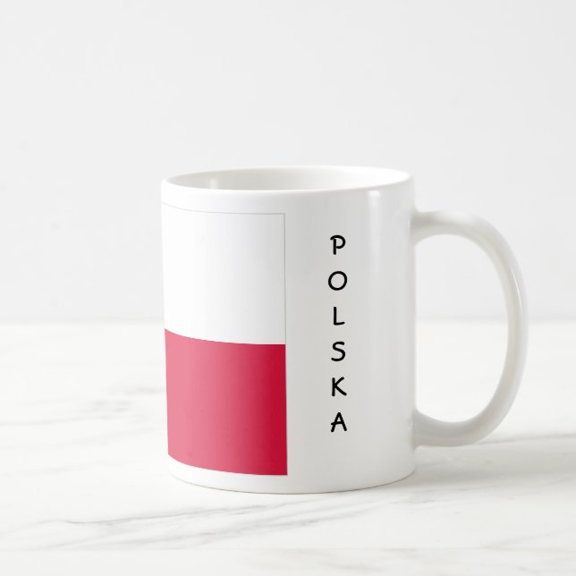 Caneca da bandeira do Polônia (Direita)