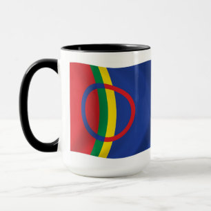 Caneca da Bandeira do Povo Sami