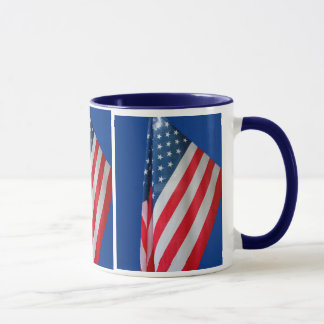 Caneca da bandeira dos Estados Unidos da América