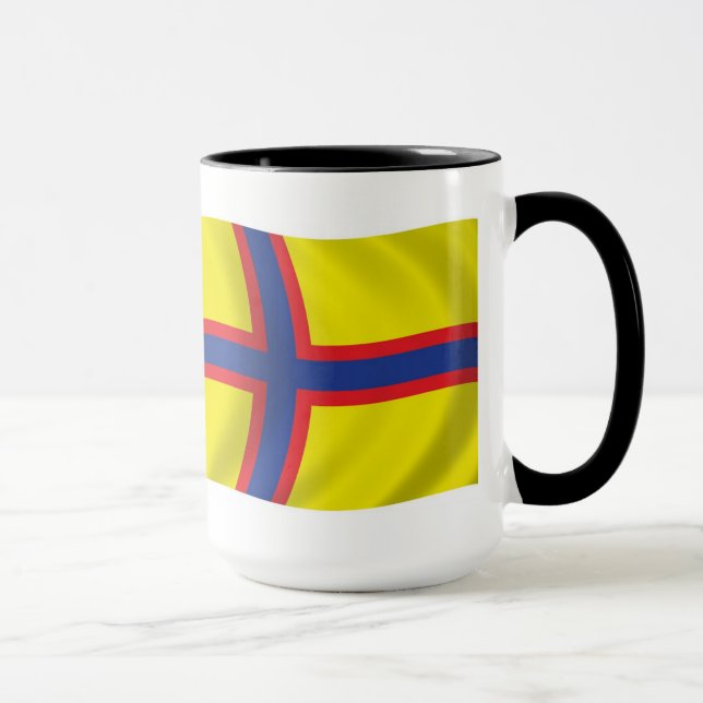 Caneca da Bandeira dos Finlandeses da Ingria (Direita)