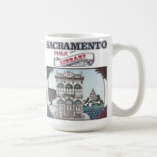 Caneca da biblioteca pública de Sacramento