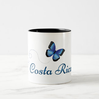 Caneca da borboleta de Costa Rica Morpho