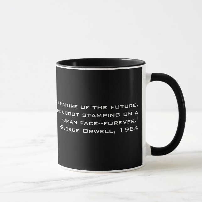 Caneca da bota de Orwell (Direita)