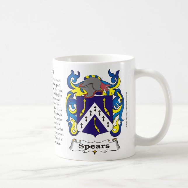 Caneca da brasão da família das lanças (Direita)