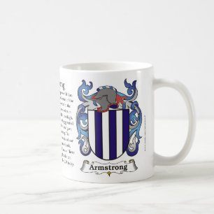 Caneca da brasão da família de Armstrong