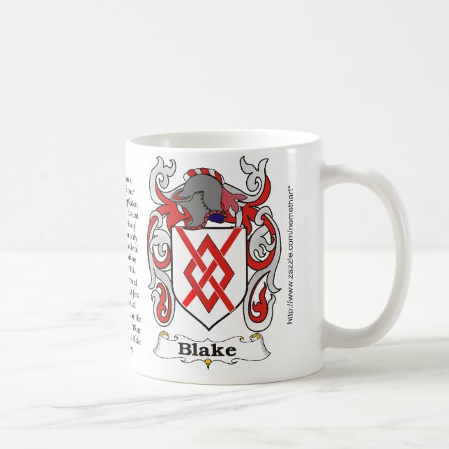 Caneca da brasão da família de Blake (Direita)