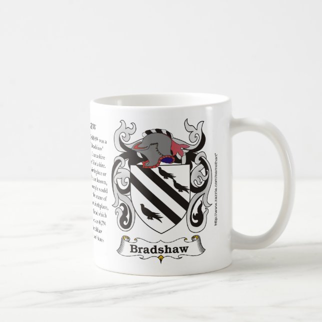 Caneca da brasão da família de Bradshaw (Direita)