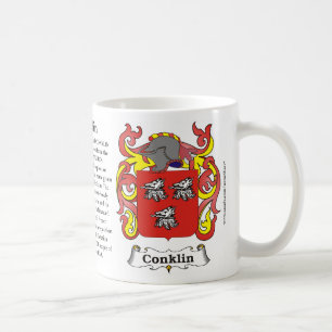 Caneca da brasão da família de Conklin
