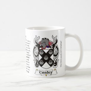 Caneca da brasão da família de Conley