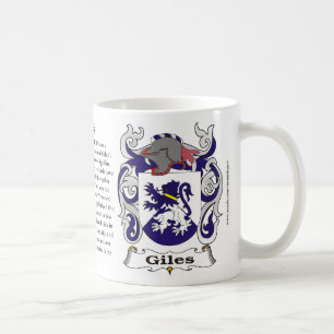 Caneca da brasão da família de Giles