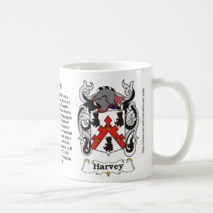 Caneca da brasão da família de Harvey