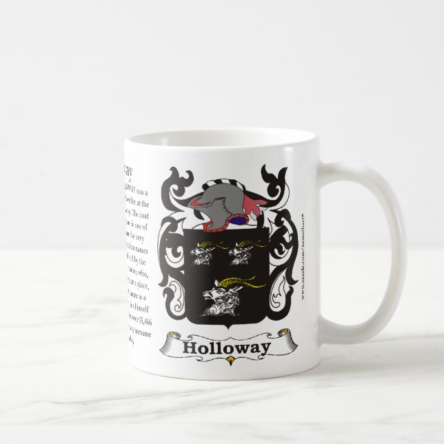 Caneca da brasão da família de Holloway (Direita)