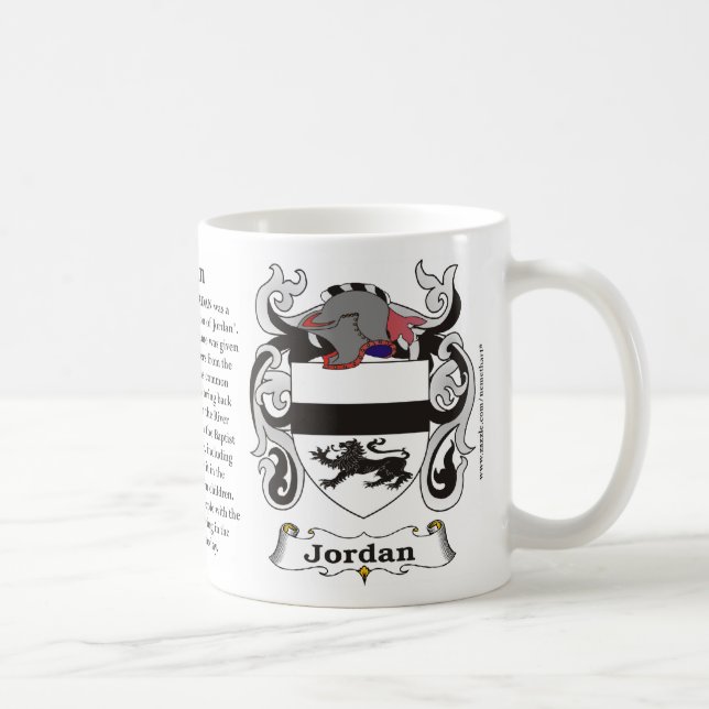 Caneca da brasão da família de Jordão (Direita)