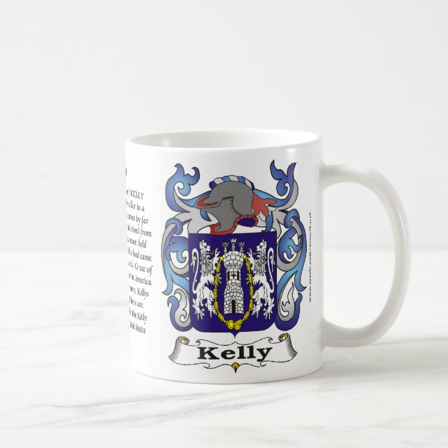 Caneca da brasão da família de Kelly (Direita)