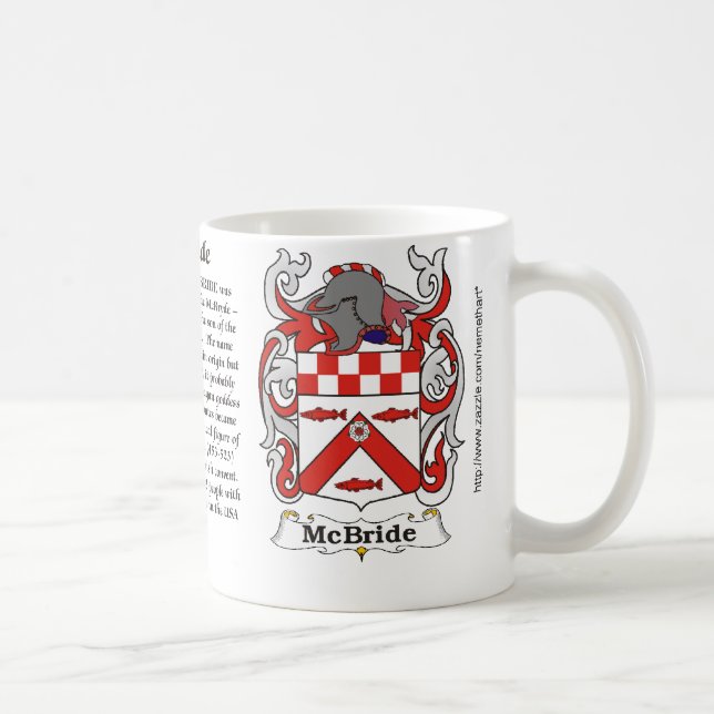 Caneca da brasão da família de McBride (Direita)