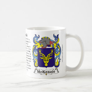 Caneca da brasão da família de McKenzie