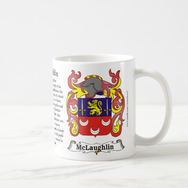 Caneca da brasão da família de McLaughlin (Direita)