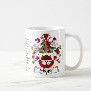 Caneca da brasão da família de Meyer