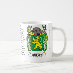 Caneca da brasão da família de Norton