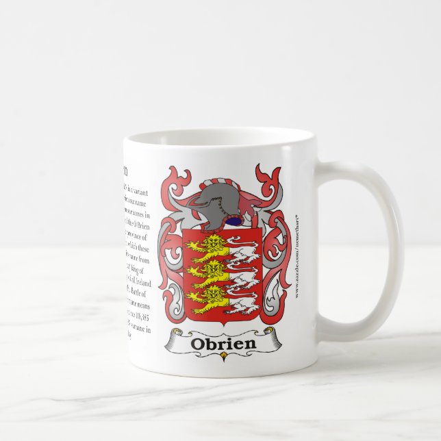 Caneca da brasão da família de Obrien (Direita)