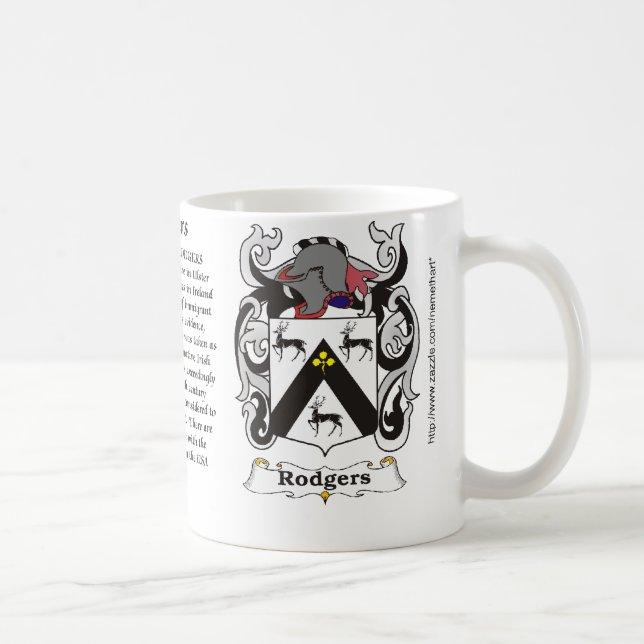 Caneca da brasão da família de Rodgers (Direita)