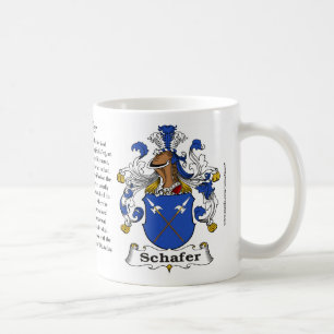 Caneca da brasão da família de Schafer