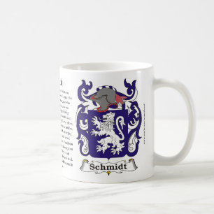 Caneca da brasão da família de Schmidt