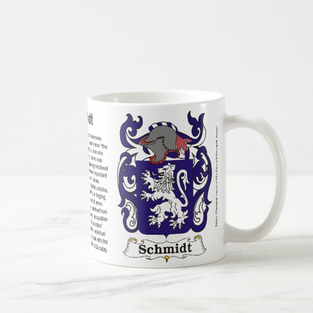 Caneca da brasão da família de Schmidt (Direita)