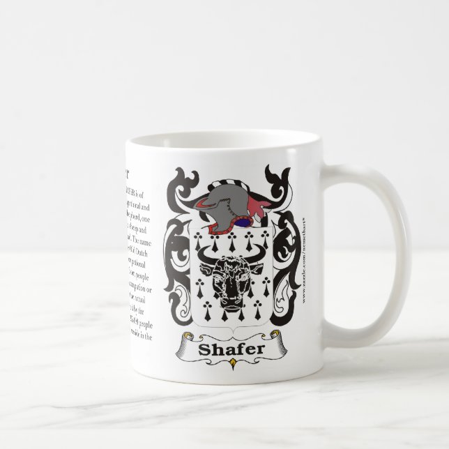 Caneca da brasão da família de Shafer (Direita)
