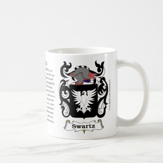 Caneca da brasão da família de Swartz (Direita)