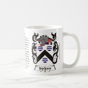 Caneca da brasão da família de Sykes
