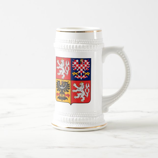 Caneca da brasão da república checa (Direita)